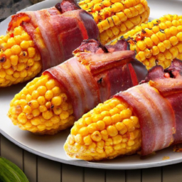 Bacon Wrapped Corn on the Cob's Image