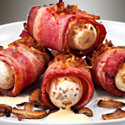 Bacon Wrapped Stuffed Mushrooms's Image