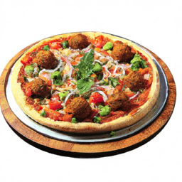 Falafel Pizza's Image