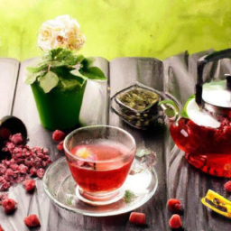 raspberry leaf tea's Image