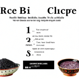 Thai black rice's Image