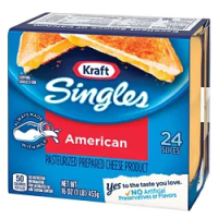 American Cheese Singles, 24 count image