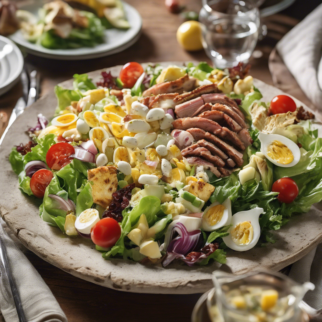 Cobb Salad with Sherry Shallot Vinaigrette Recipe