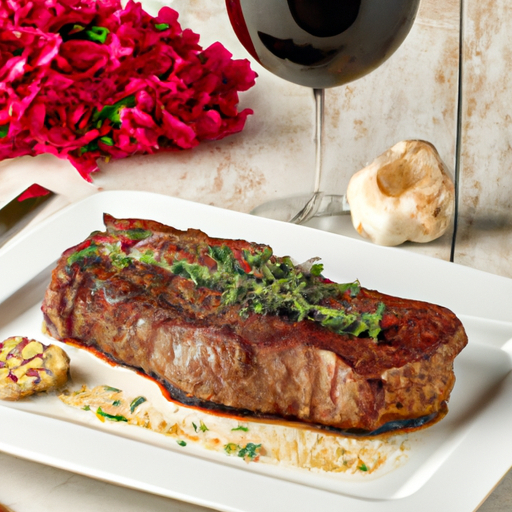 Rib-Eye Steaks in Red-Wine Sauce Recipe