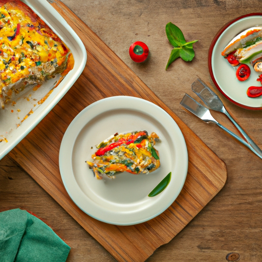 Skinny Chicken and Vegetable Frittata Recipe