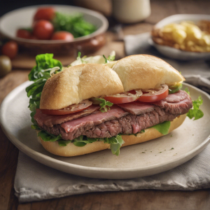 Angus Beef & Provolone Sandwich's Image