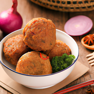 Asian Chicken and Water Chestnut Patties's Image