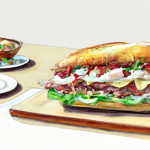 Assorted Ciabatta Bun Hot Hoagie's Image