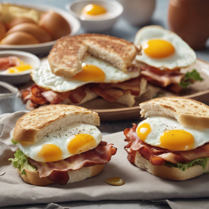 Bacon and Egg Breakfast Sandwich's Image