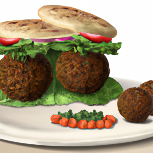 Baked Falafel Burgers's Image