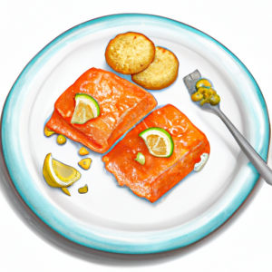 Baked Salmon with Ritz Cracker Topping's Image