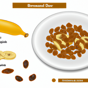 Banana, Almond Butter and Raisins's Image