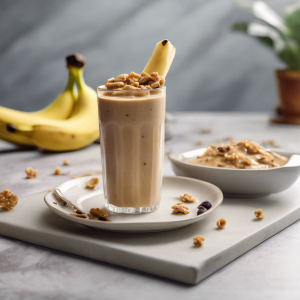 Banana Peanut Butter Raisin Smoothie's Image