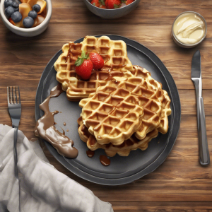 Belgian Waffle Breakfast Sandwich's Image