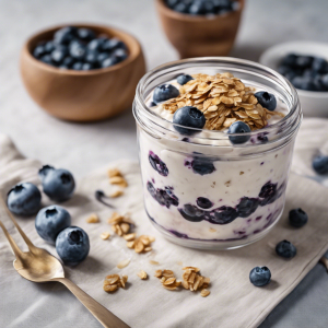 Blueberry Yogurt Overnight Oats's Image