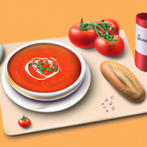 Bread and Tomato Soup's Image