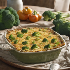 Broccoli, Cheddar & Quinoa Gratin's Image