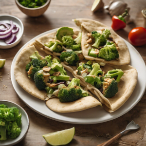 Broccoli Tofu Pitas's Image