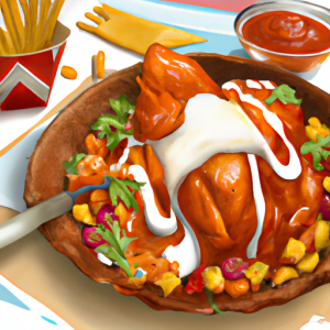 Buffalo Wing Chicken Burrito Bowl's Image