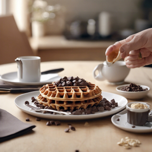 Build Your Own Waffle with Chocolate Chips's Image