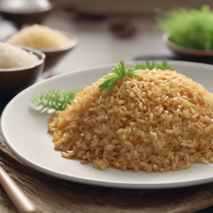 Buttered Soy Sauce Rice's Image