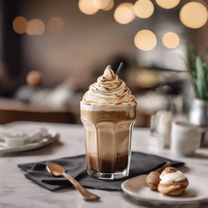 Caffe Vanilla Frappuccino Light Blended Coffee no whipped cream's Image