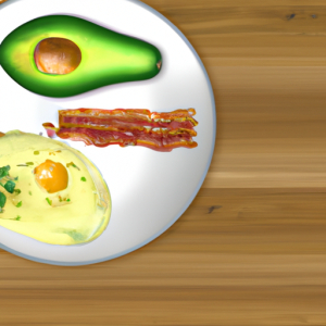 Canadian Bacon and Avocado Omelet's Image