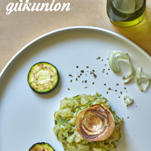 Caramelized Onion Risotto with Zucchini's Image