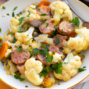 Cauliflower and Chicken Sausage Casserole's Image