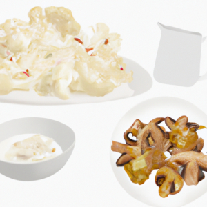 Cauliflower and Mushrooms with Ranch Snack's Image