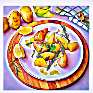 Chicken and Apples in Honey Mustard Sauce's Image