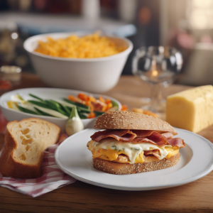 Chicken Bacon Ranch Wheat Bread w/ Cheddar's Image