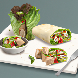 Chicken Club Salad Wrap's Image