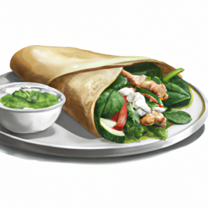 Chicken Spinach Wrap's Image