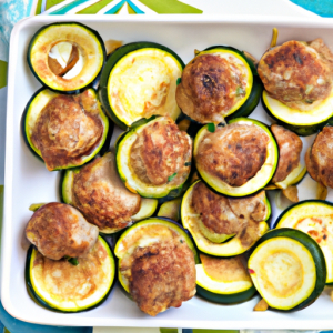 Chicken Zucchini Meatball Poppers's Image