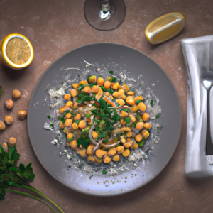 Chickpea Salad with Lemon, Parmesan, and Fresh Herbs's Image