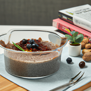 Chocolate Blueberry Macadamia Chia Pudding's Image