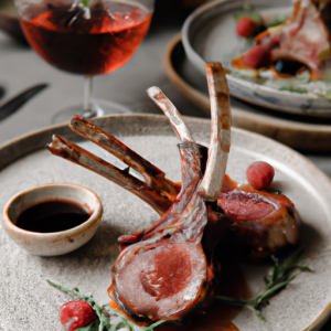 Cider-Glazed Lamb Chops's Image