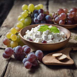 Cottage Cheese & Grapes's Image