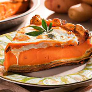 Creamy Cheese, Potato and Pumpkin Slice's Image