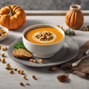 Creamy Pumpkin Bisque with Pine Nuts's Image