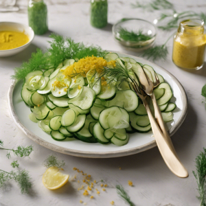 Cucumber, Mustard, and Dill Salad's Image