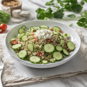 Cucumber Quinoa Salad with Feta's Image