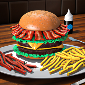 Deluxe Double Hamburger's Image