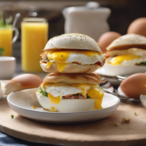 Deviled Eggs Style Breakfast Sandwich's Image