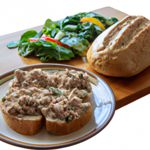 Dijon-Cilantro Tuna Salad on Whole Grain Bread's Image