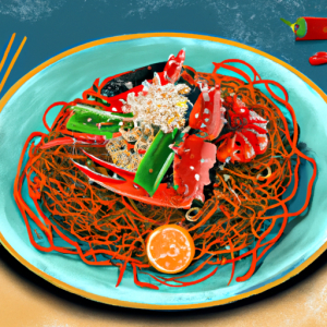 Dragon Noodles with Crab's Image