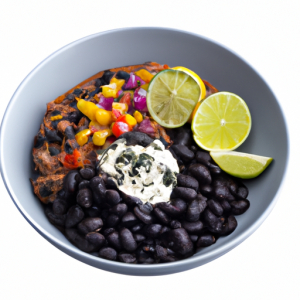 Earmuffs Burrito Bowl with Fish & Black Beans's Image