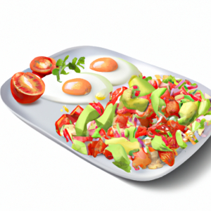 Egg White Avocado & Tomato Scramble's Image