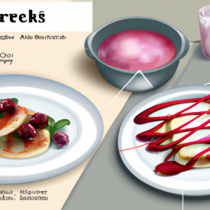 Greek Yogurt Pancakes and Berry Sauce's Image